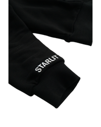 Black jacket with Starlit on a white background